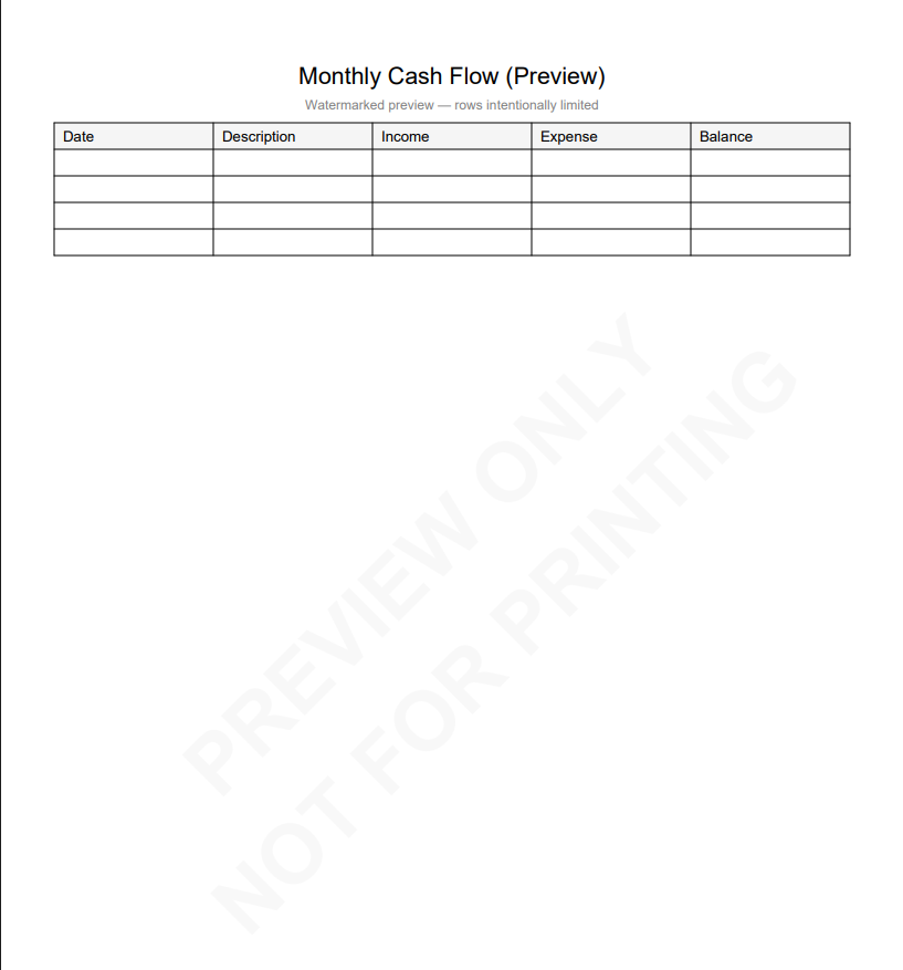 The Ranch Record Book: Cow-Calf Cash Flow & Records Printable PDF